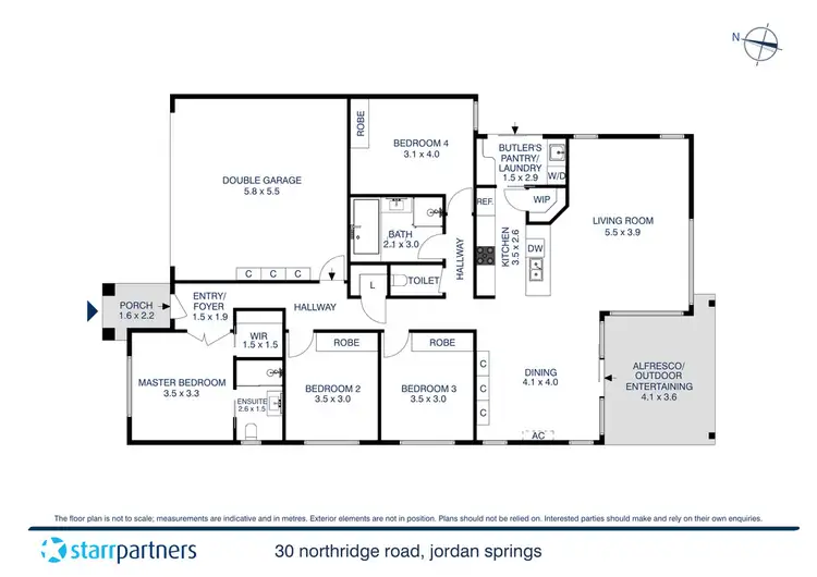 Floorplan of Homely house listing, 30 Northridge Drive, Jordan Springs NSW 2747