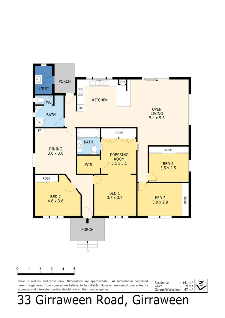 Floorplan of Homely house listing, 33 Girraween Road, Girraween NSW 2145