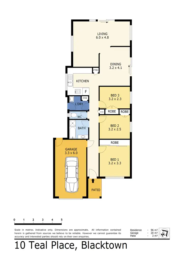Floorplan of Homely house listing, 10 Teal Place, Blacktown NSW 2148