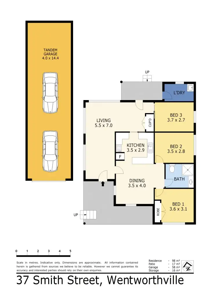 Floorplan of Homely house listing, 37 Smith Street, Wentworthville NSW 2145
