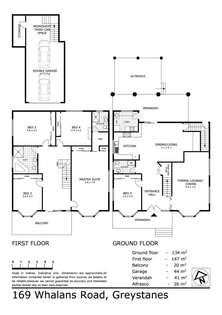 Floorplan of Homely house listing, 169 Whalans Rd, Greystanes NSW 2145