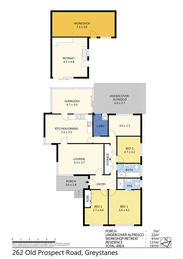 Floorplan of Homely house listing, 262 Old Prospect Rd, Greystanes NSW 2145