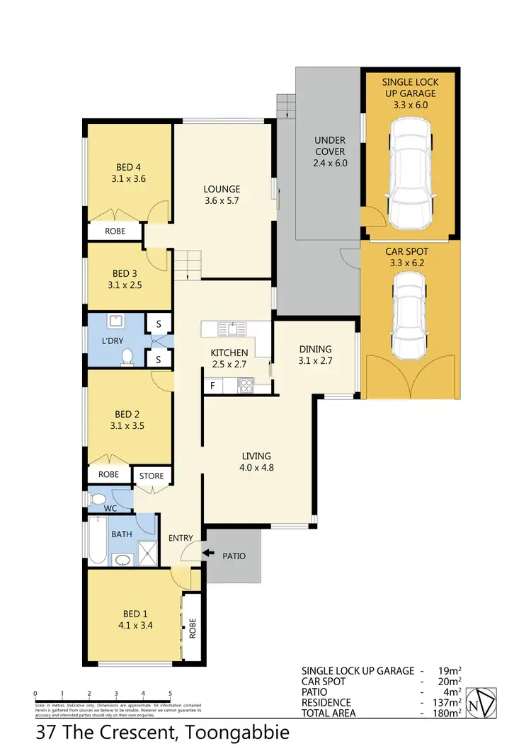 Floorplan of Homely house listing, 37 The Crescent, Toongabbie NSW 2146