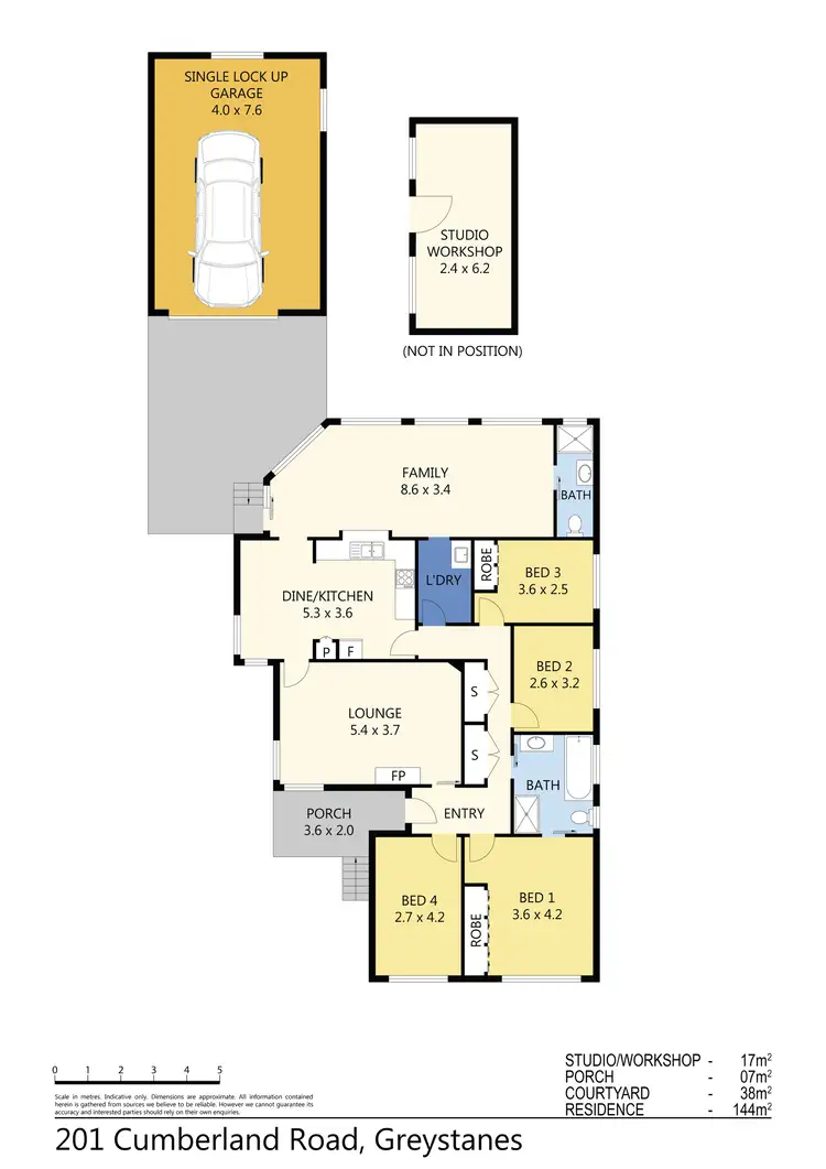Floorplan of Homely house listing, 201 Cumberland Road, Greystanes NSW 2145