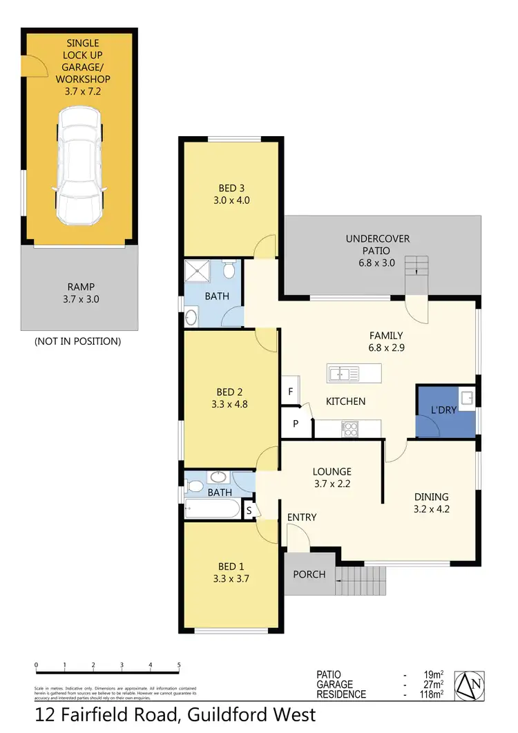 Floorplan of Homely house listing, 12 Fairfield Road, Guildford West NSW 2161