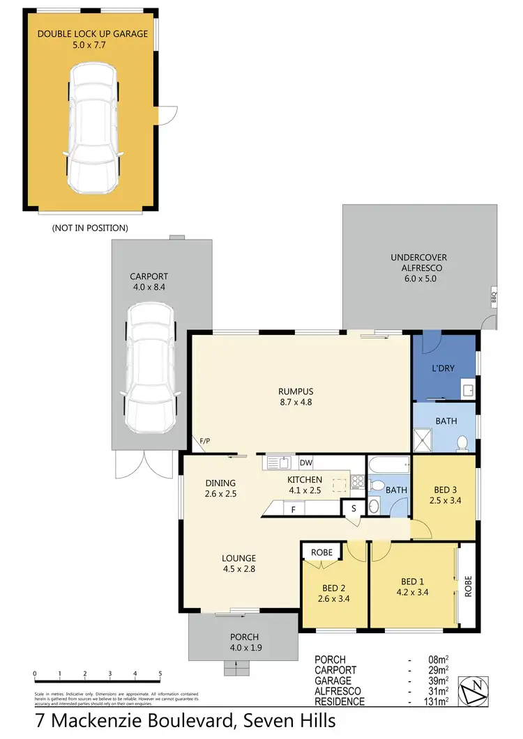 Floorplan of Homely house listing, 7 Mackenzie Boulevard, Seven Hills NSW 2147