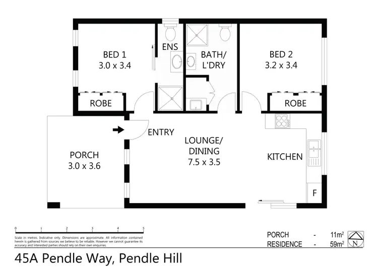 Floorplan of Homely house listing, 45 Pendle Way, Pendle Hill NSW 2145