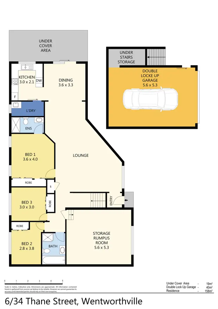 Floorplan of Homely villa listing, 6/34 Thane Street, Wentworthville NSW 2145