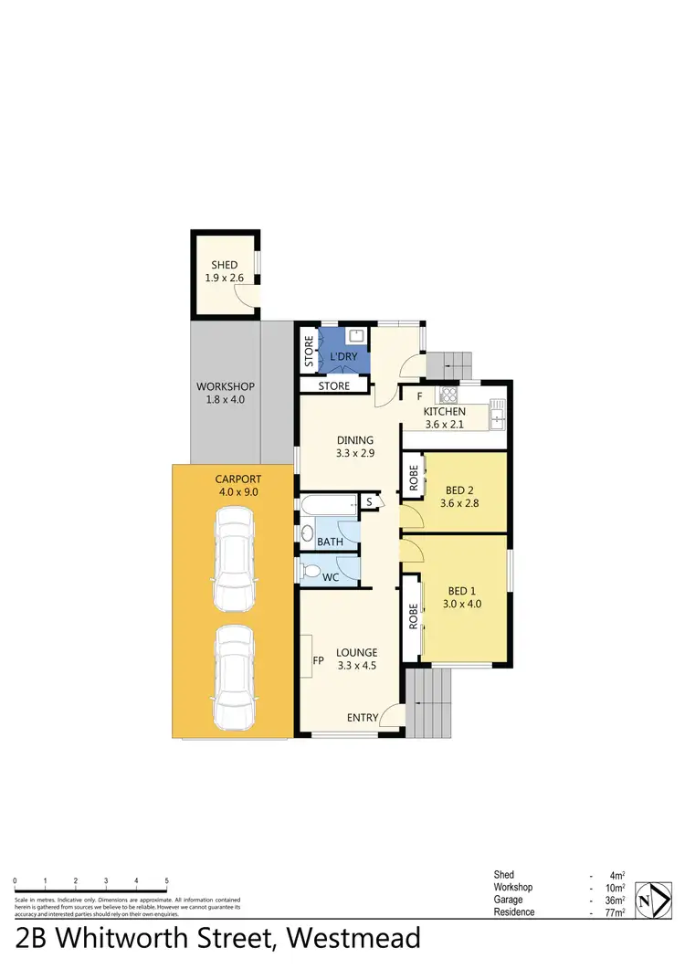 Floorplan of Homely house listing, 2B Whitworth Street, Westmead NSW 2145