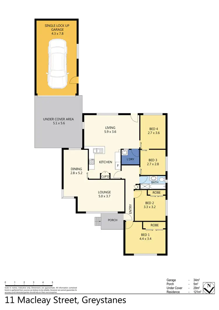 Floorplan of Homely house listing, 11 MacLeay Street, Greystanes NSW 2145
