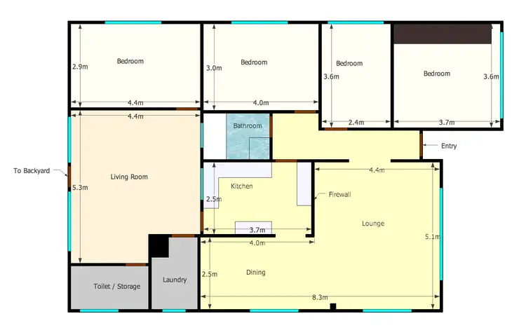 Floorplan of Homely house listing, 17 Cornock Avenue, Toongabbie NSW 2146