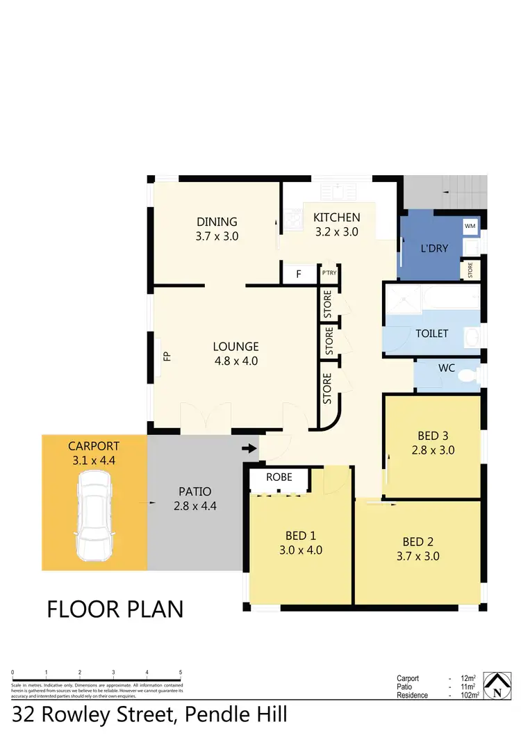 Floorplan of Homely house listing, 32 Rowley Street, Pendle Hill NSW 2145