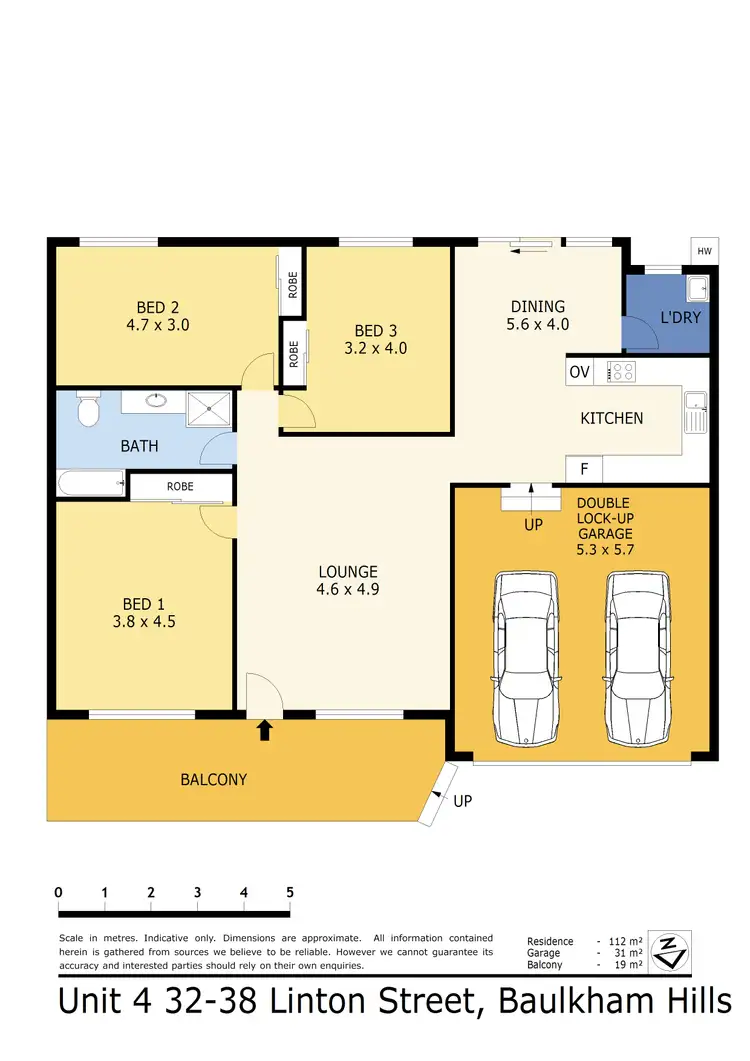 Floorplan of Homely villa listing, 4/32-38 Linton Street, Baulkham Hills NSW 2153