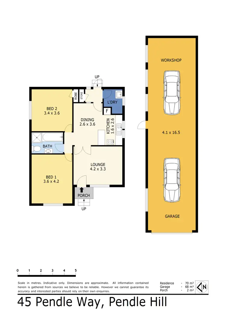 Floorplan of Homely house listing, 45 Pendle Way, Pendle Hill NSW 2145