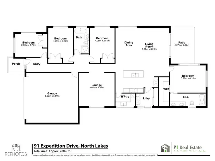 Floorplan of Homely house listing, 91 Expedition Drive, North Lakes QLD 4509