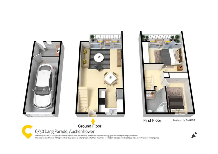 Floorplan of Homely unit listing, 6/30 Lang Parade, Auchenflower QLD 4066
