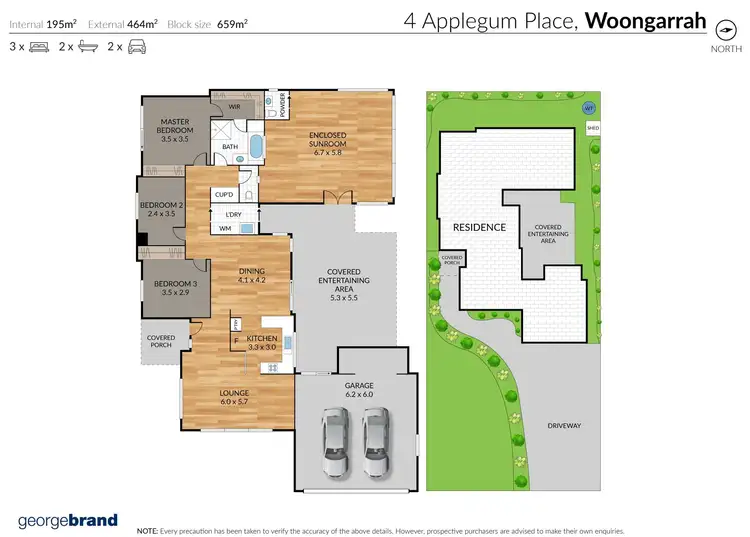 Floorplan of Homely house listing, 4 Applegum Place, Woongarrah NSW 2259