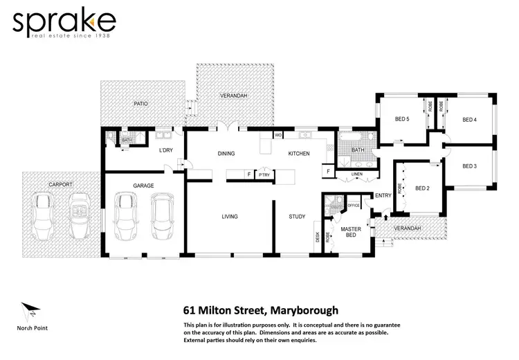 Floorplan of Homely house listing, 61 Milton Street, Maryborough QLD 4650