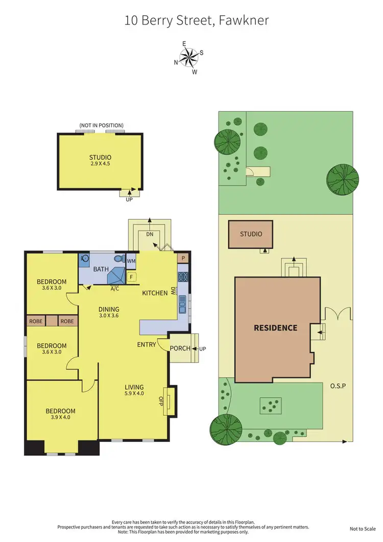 Floorplan of Homely house listing, 10 Berry Street, Fawkner VIC 3060