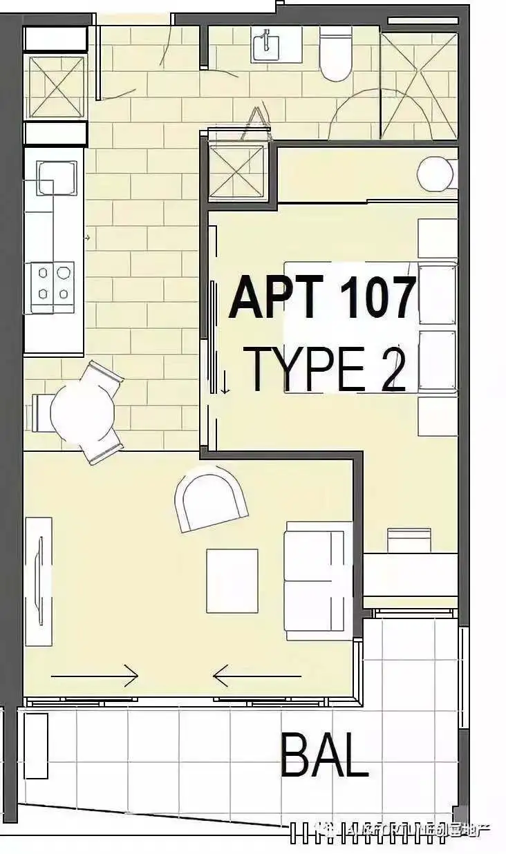 Floorplan of Homely apartment listing, 107/19-21 Hanover Street, Oakleigh VIC 3166