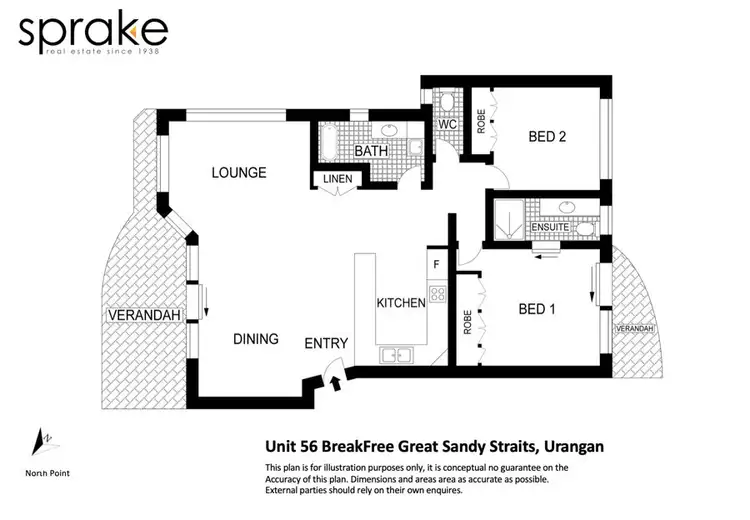 Floorplan of Homely unit listing, 56/17 Buccaneer Drive, Urangan QLD 4655