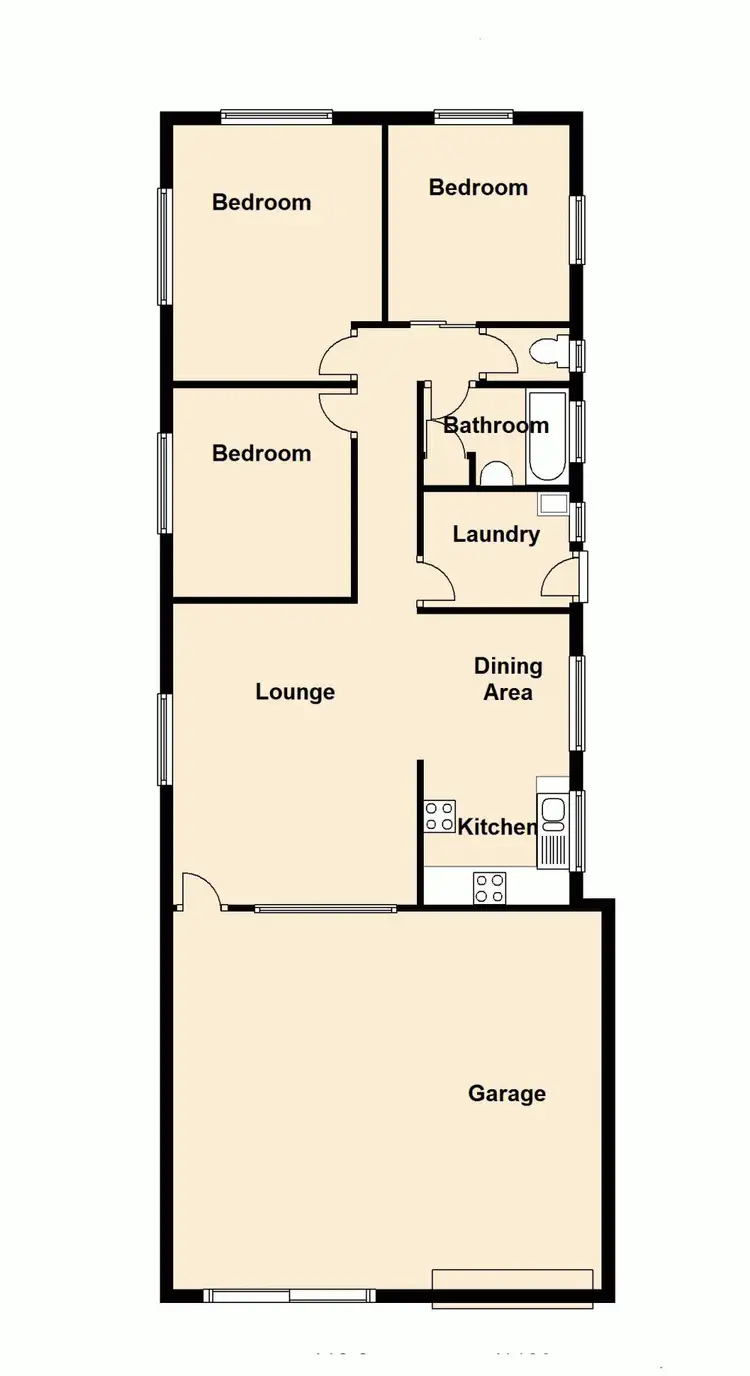 Floorplan of Homely house listing, 56 Union Street, Deception Bay QLD 4508