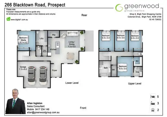 Floorplan of Homely house listing, 266 Blacktown Road, Prospect NSW 2148