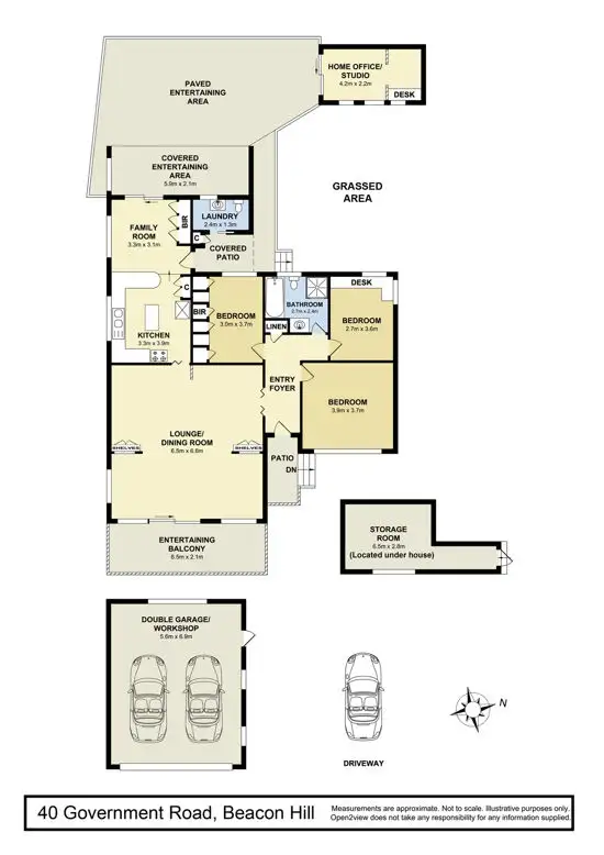 Floorplan of Homely house listing, 40 Government Road, Beacon Hill NSW 2100