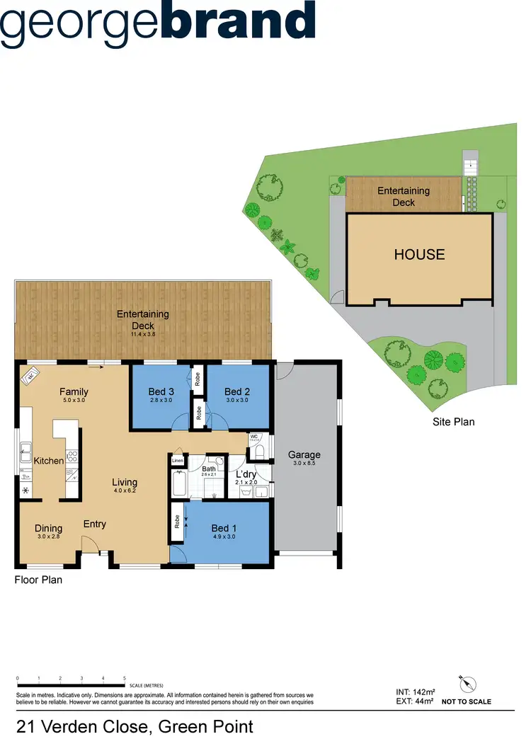 Floorplan of Homely house listing, 21 Verden Close, Green Point NSW 2251