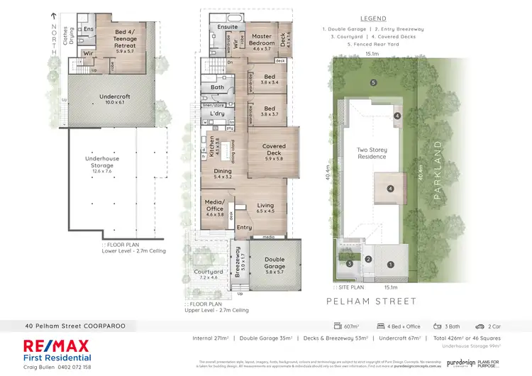 Floorplan of Homely house listing, 40 Pelham Street, Coorparoo QLD 4151