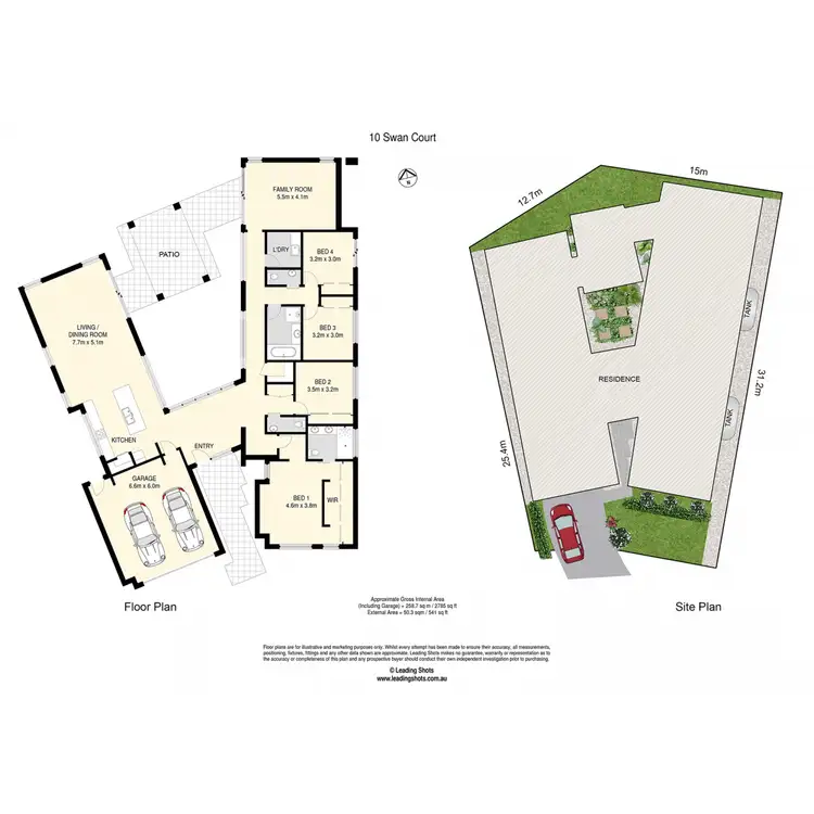 Floorplan of Homely house listing, 10 Swan Court, Wakerley QLD 4154