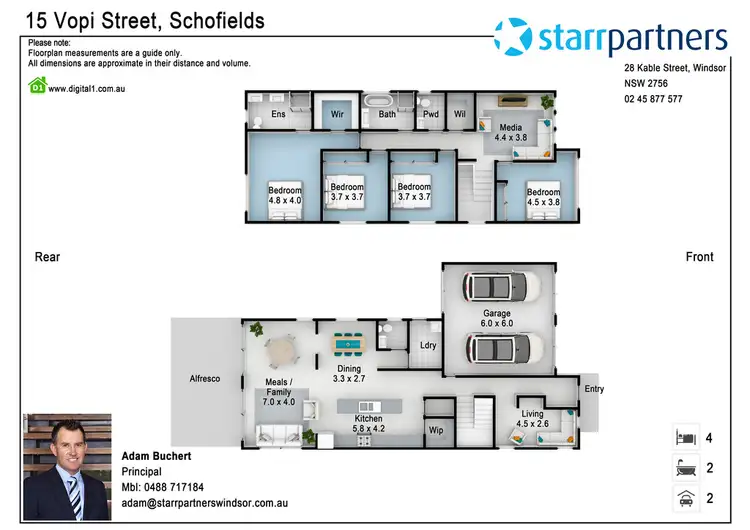 Floorplan of Homely house listing, 15 Vopi Street, Schofields NSW 2762