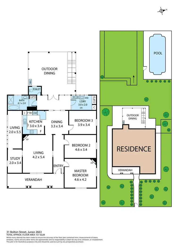 Floorplan of Homely house listing, 31 Bolton St, Junee NSW 2663