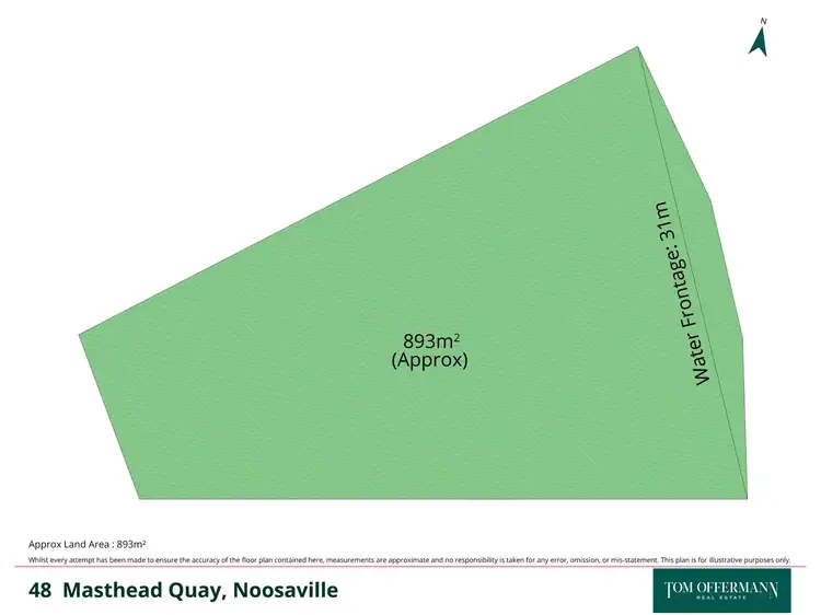 Floorplan of Homely land listing, 48 Masthead Quay, Noosa Waters QLD 4566