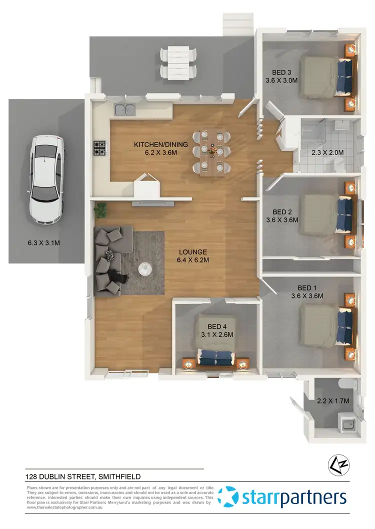 Floorplan of Homely house listing, 128 Dublin Street, Smithfield NSW 2164