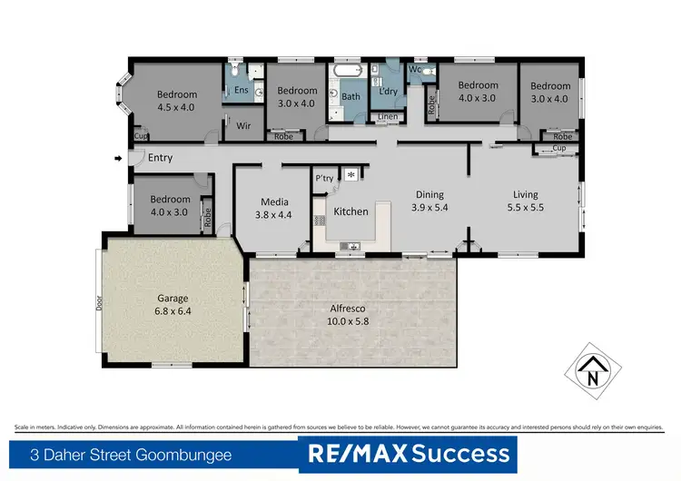 Floorplan of Homely house listing, 3 Daher Street, Goombungee QLD 4354