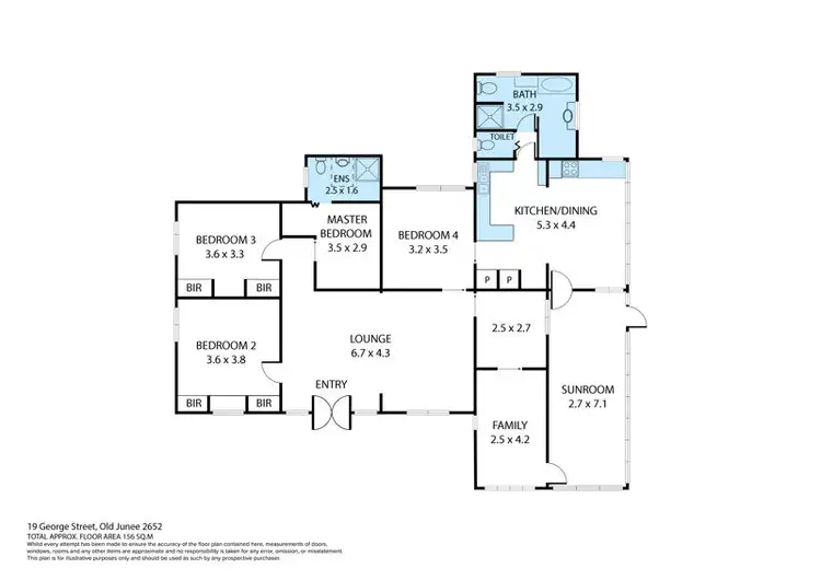 Floorplan of Homely house listing, 19 George Street, Old Junee NSW 2652
