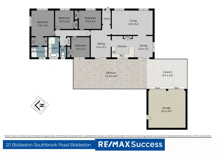 Floorplan of Homely house listing, 20 Biddeston Southbrook Road, Biddeston QLD 4401