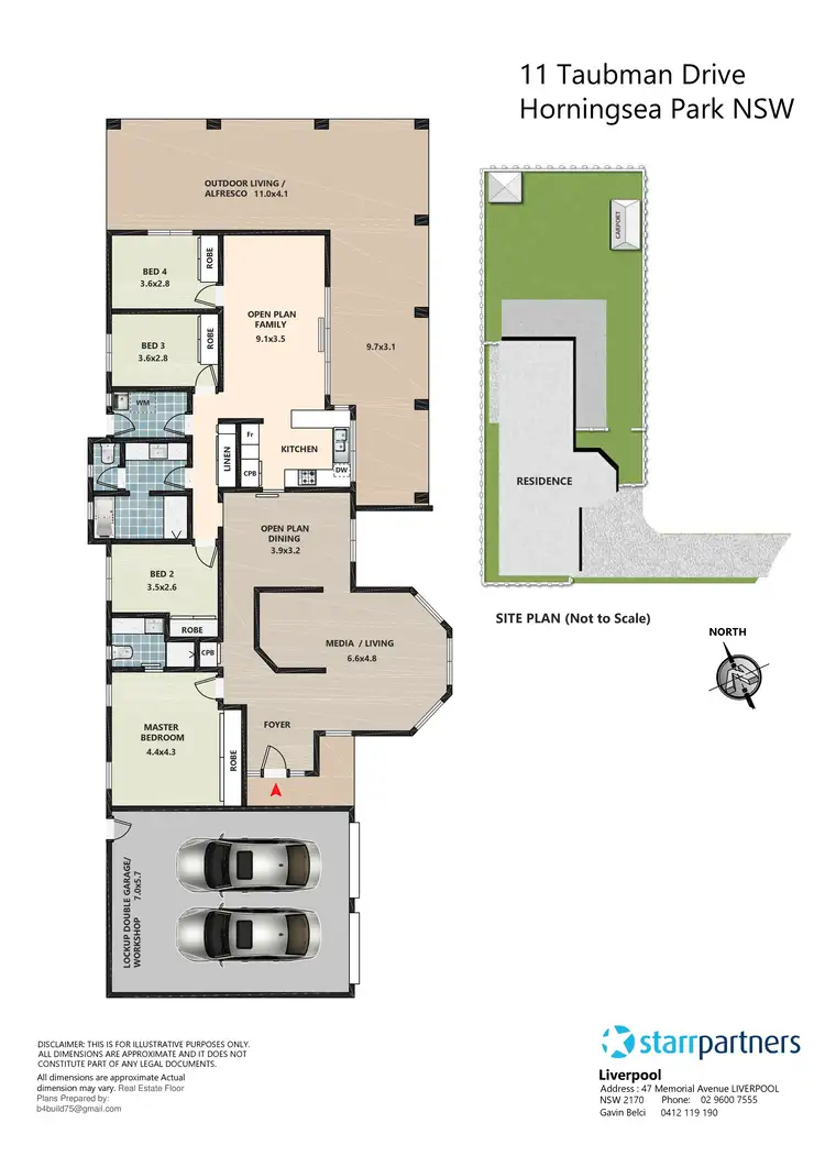 Floorplan of Homely house listing, 11 Taubman Drive, Horningsea Park NSW 2171