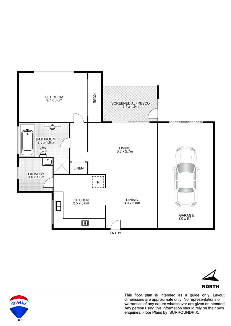 Floorplan of Homely unit listing, 11/52 VICTORIA STREET, Werrington NSW 2747