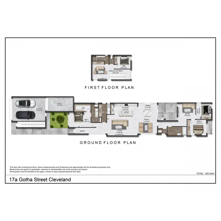 Floorplan of Homely house listing, 17A Gotha Street, Cleveland QLD 4163