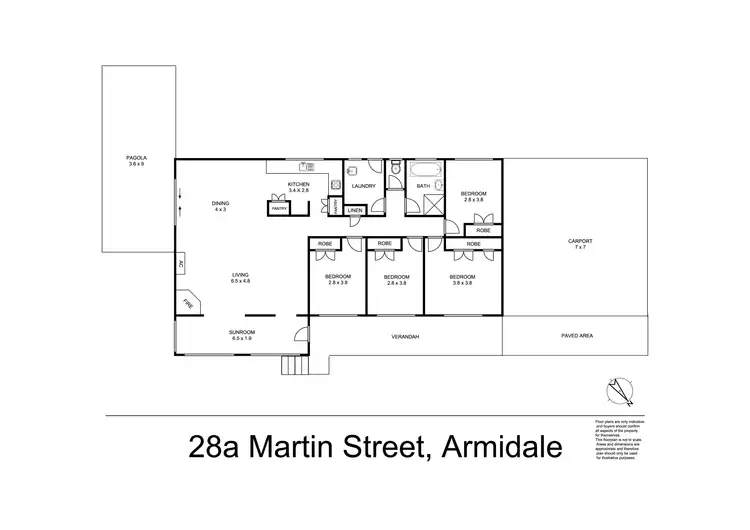 Floorplan of Homely house listing, 28a Martin Street, Armidale NSW 2350