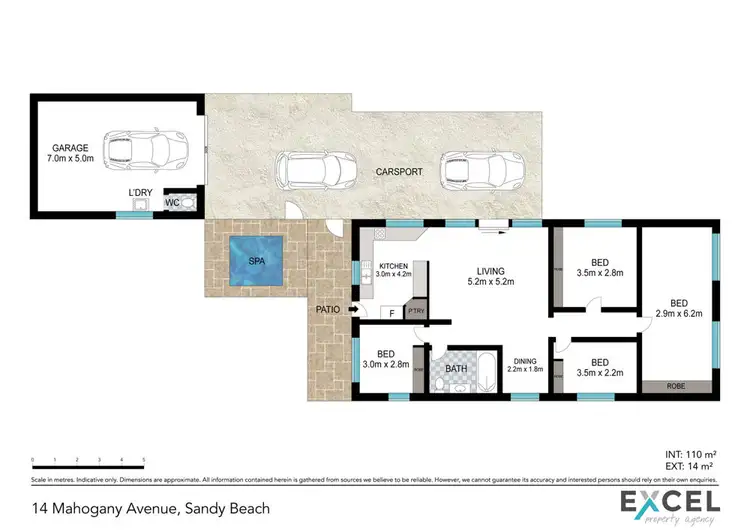 Floorplan of Homely house listing, 14 Mahogany Avenue, Sandy Beach NSW 2456