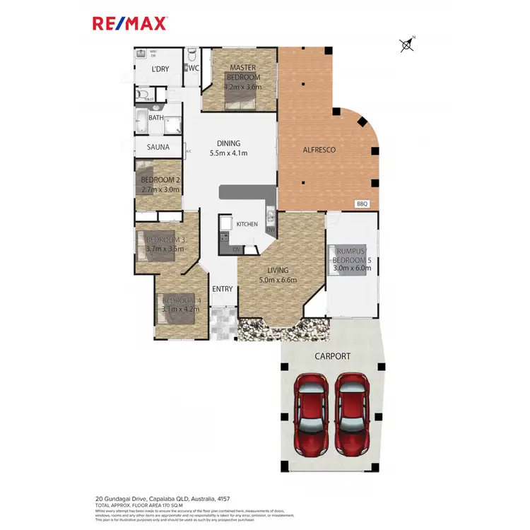 Floorplan of Homely house listing, 20 Gundagai Drive, Capalaba QLD 4157