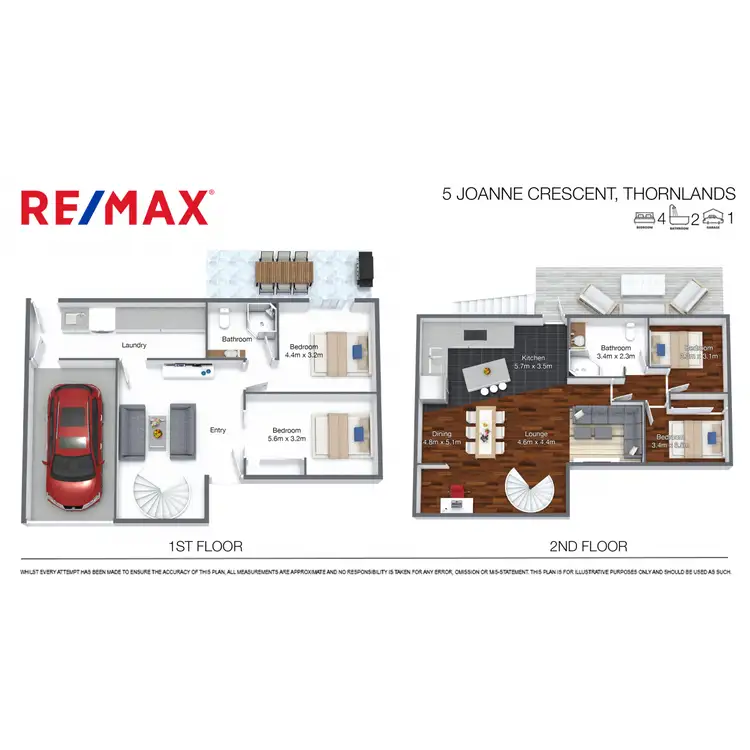 Floorplan of Homely house listing, 5 Joanne Crescent, Thornlands QLD 4164
