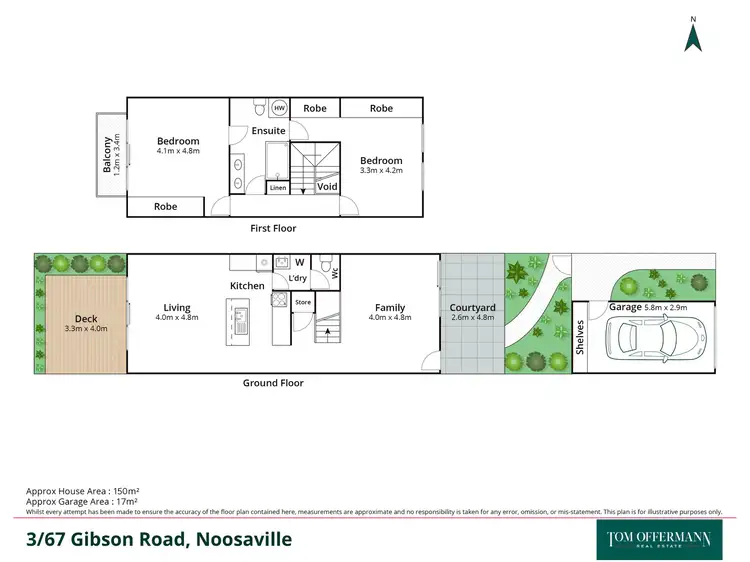 Floorplan of Homely unit listing, 3/67 Gibson Road, Noosaville QLD 4566