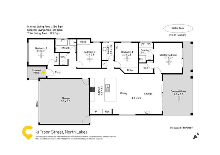 Floorplan of Homely house listing, 31 Troon Street, North Lakes QLD 4509