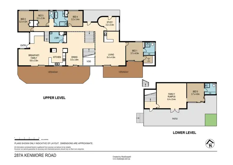 Floorplan of Homely house listing, 287a Kenmore Road, Fig Tree Pocket QLD 4069