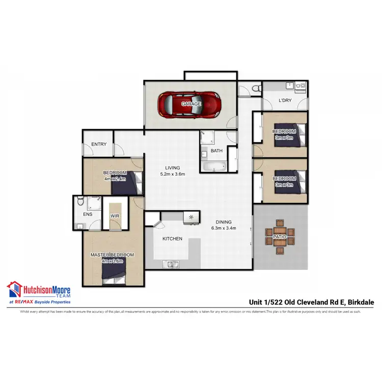 Floorplan of Homely house listing, 522A Old Cleveland Road East, Birkdale QLD 4159