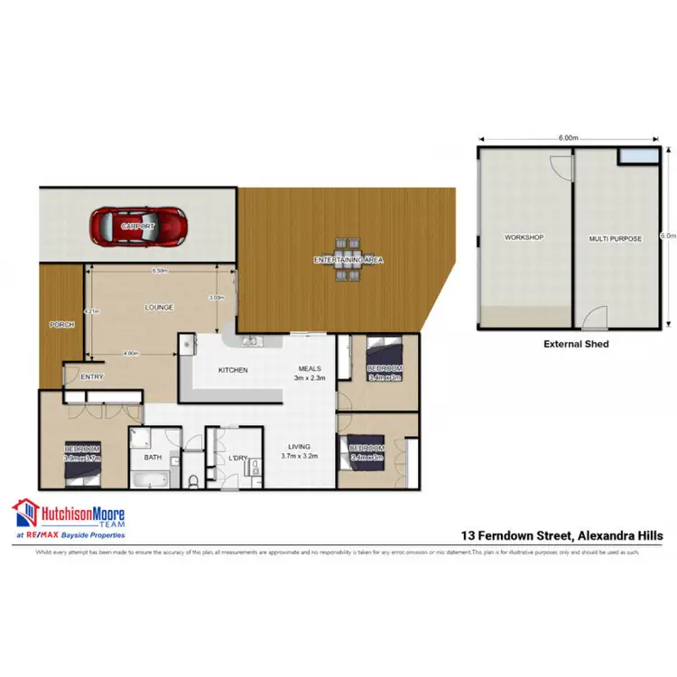 Floorplan of Homely house listing, 13 Ferndown Street, Alexandra Hills QLD 4161